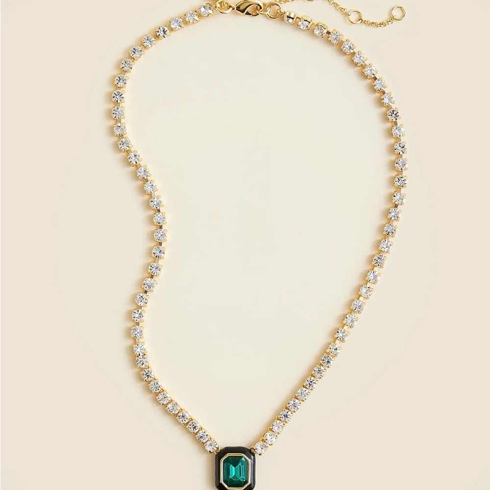 Cupchain gemstone pendant necklace